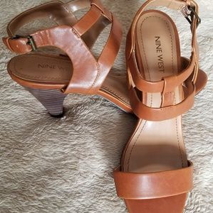ON SALE-Nine West Brown Strappy Sandals (NEW)